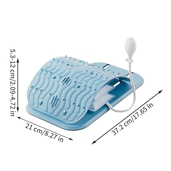 Lower Back Stretcher,Ergonomic Traction Device Massage | Lower Lumbar Back Spine Stretcher - for Exercise Shoulder Body Muscle Scoliosis Home Travel Workout Adults Men Women