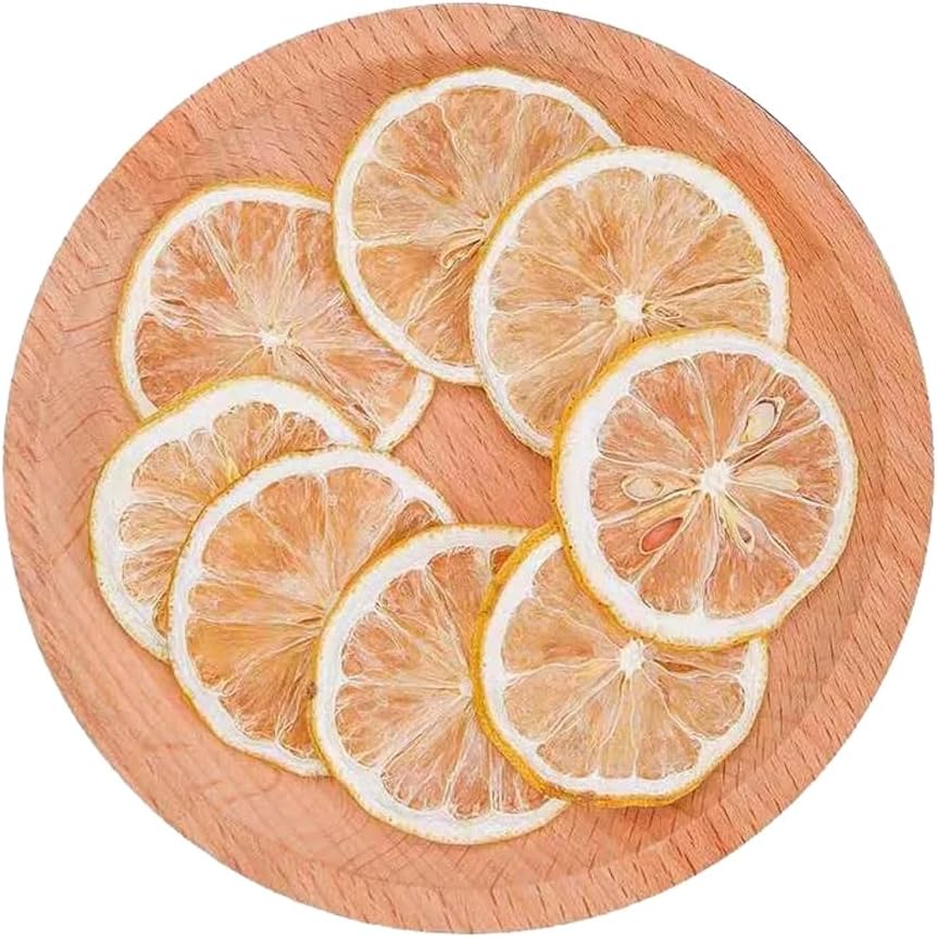 Natural Dried Flower, Fruit & Herbs for Soap Making, DIY Candle Making, Bath, Resin Jewelry Making, Lemon, 200g