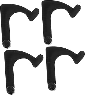 4pcs Vinyl Record Player Tonearm Clips Black Iron Stabilizers