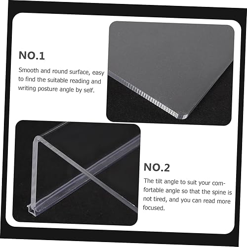 Miniatura 6 de MAGICLULU Soporte de ángulo recto para escritorio, soporte para libros, tablero de escritura inclinado, tablero de pintura, soporte para escribir,