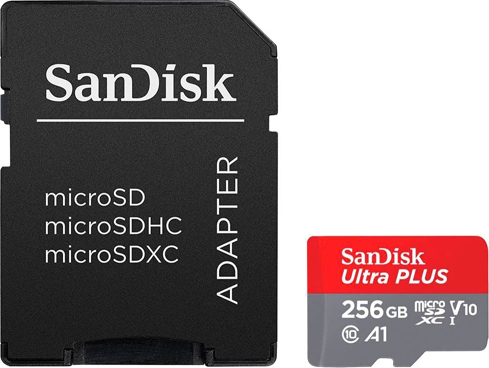 Amazon | SanDisk (サンディスク) Ultra PLUS 256GB microSDXC UHS-I