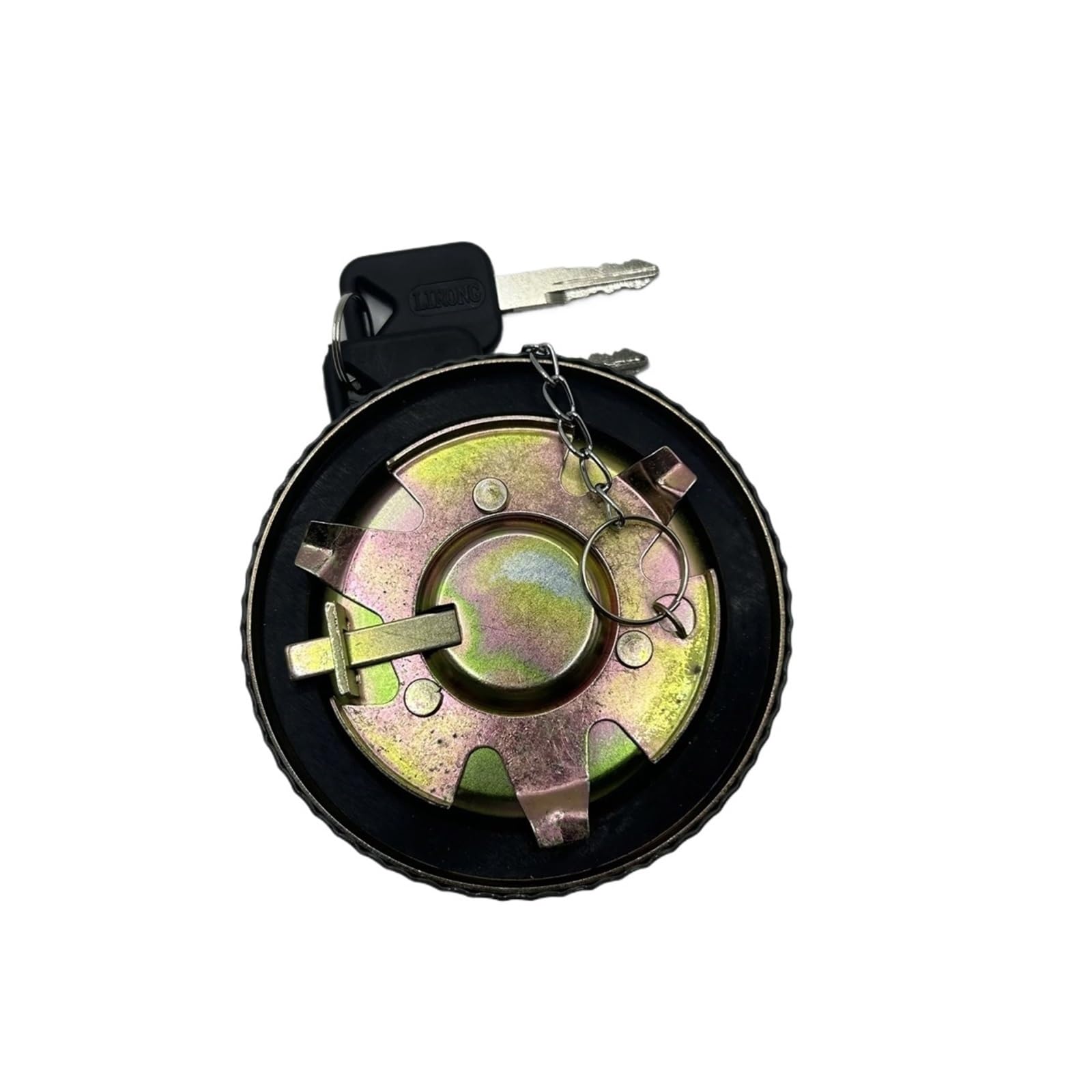 Tapa de depósito Tapa del tanque de aceite con cerradura AZ9112550213, usada para camión pesado 336 380 HOWO T5G T7H SITRAK
