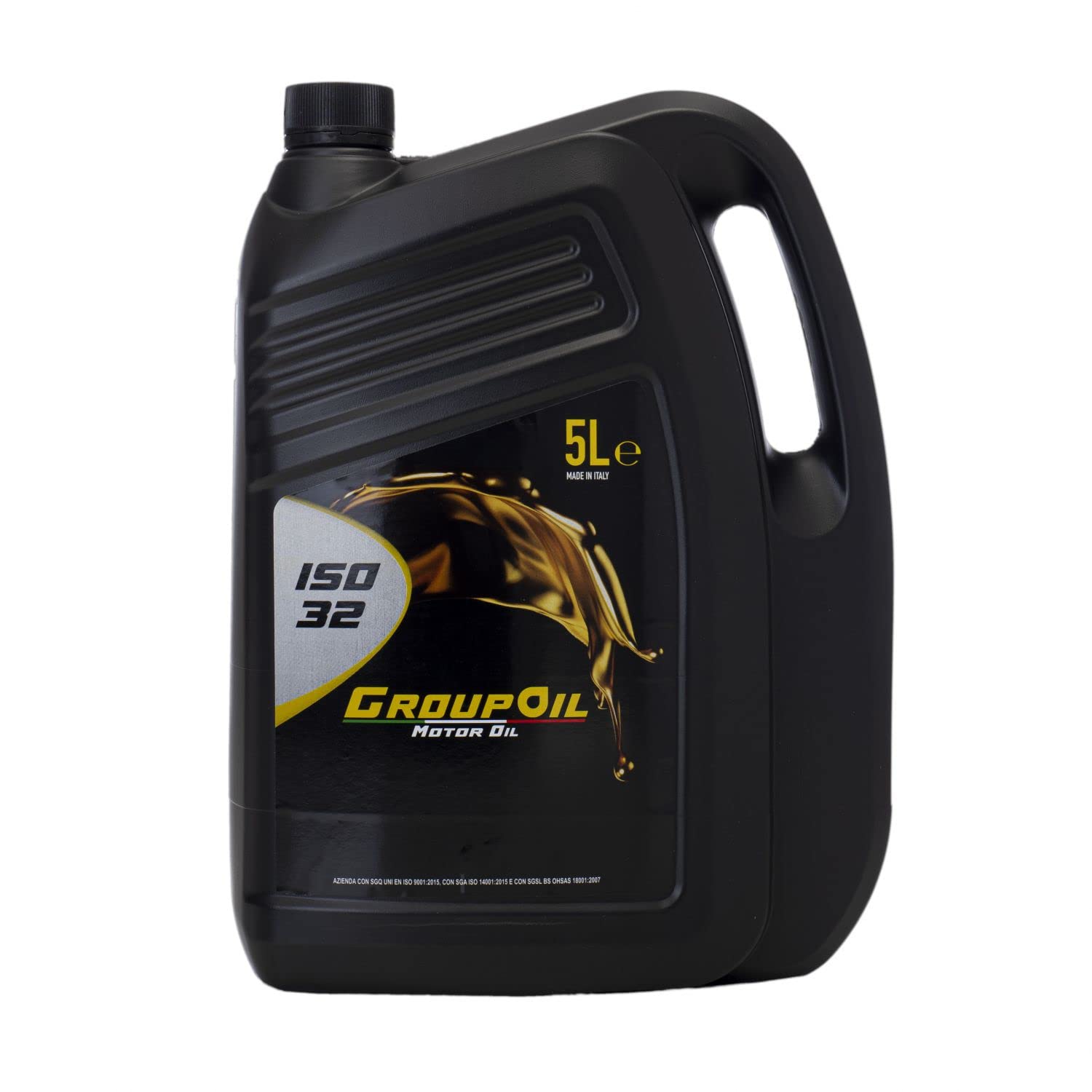 Lubrificanti 1X5L ISO 32 - E Un Olio Idraulico ad Alto rendimento antiusura, sviluppato per l’Uso in sistemi Idraulici ad Alta Pressione - 100% Made in Italy.