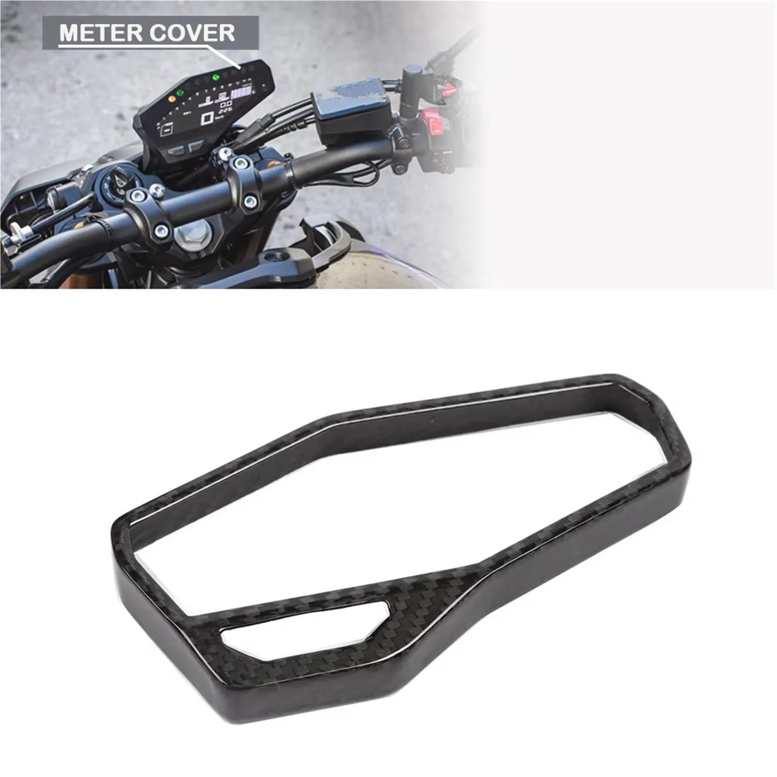 Tachimetro Cassa Compatibile Con Yamaha Per MT09 FZ09 2013-2020 Accessori Moto Copertura Contagiri Strumento Guardia Kit Carena In Fibra Di Carbonio A Secco