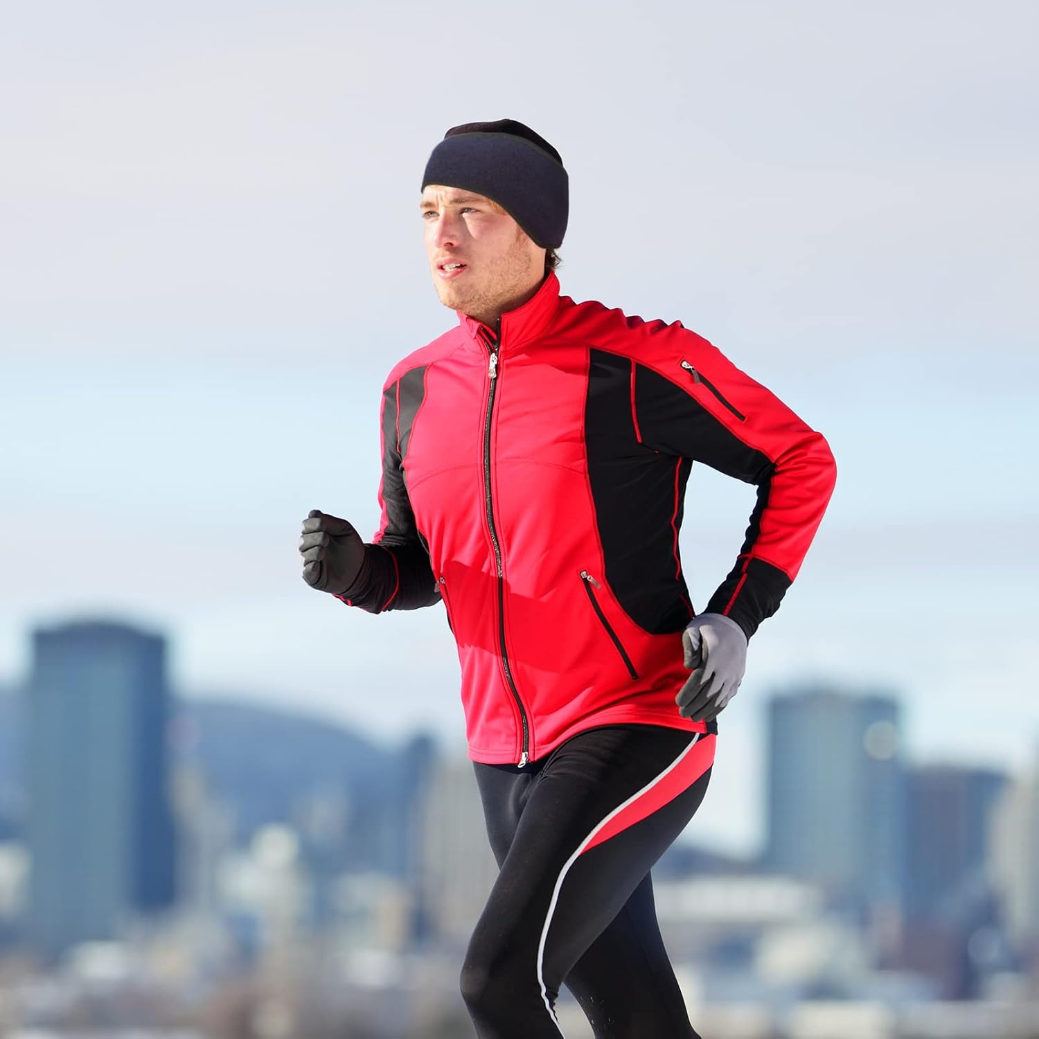 Jerify 16 Pcs Ear Warmer Headband Fleece Winter Ear Muffs Headbands Running Elastic Sport Cover Warmer for Women Cold Weather(Bright Colors, Classic Style) - Image 5