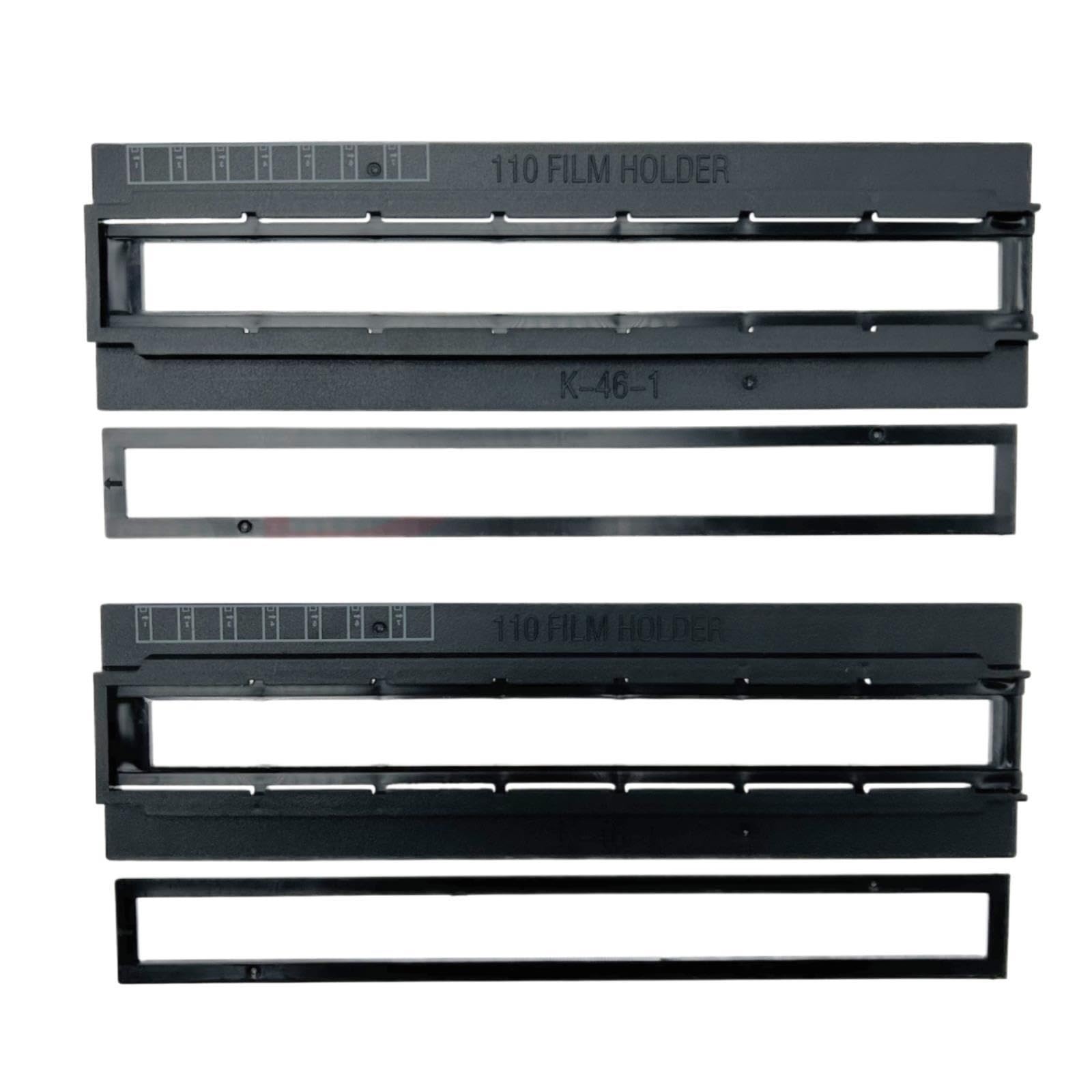 110 & 16 mm Scanhalter for Brownie Asp Positivfilmnegativ for den Perfection V700 V750 Pro GT-X900 GT-X970 Scanner(2pcs 110 Film Holder)