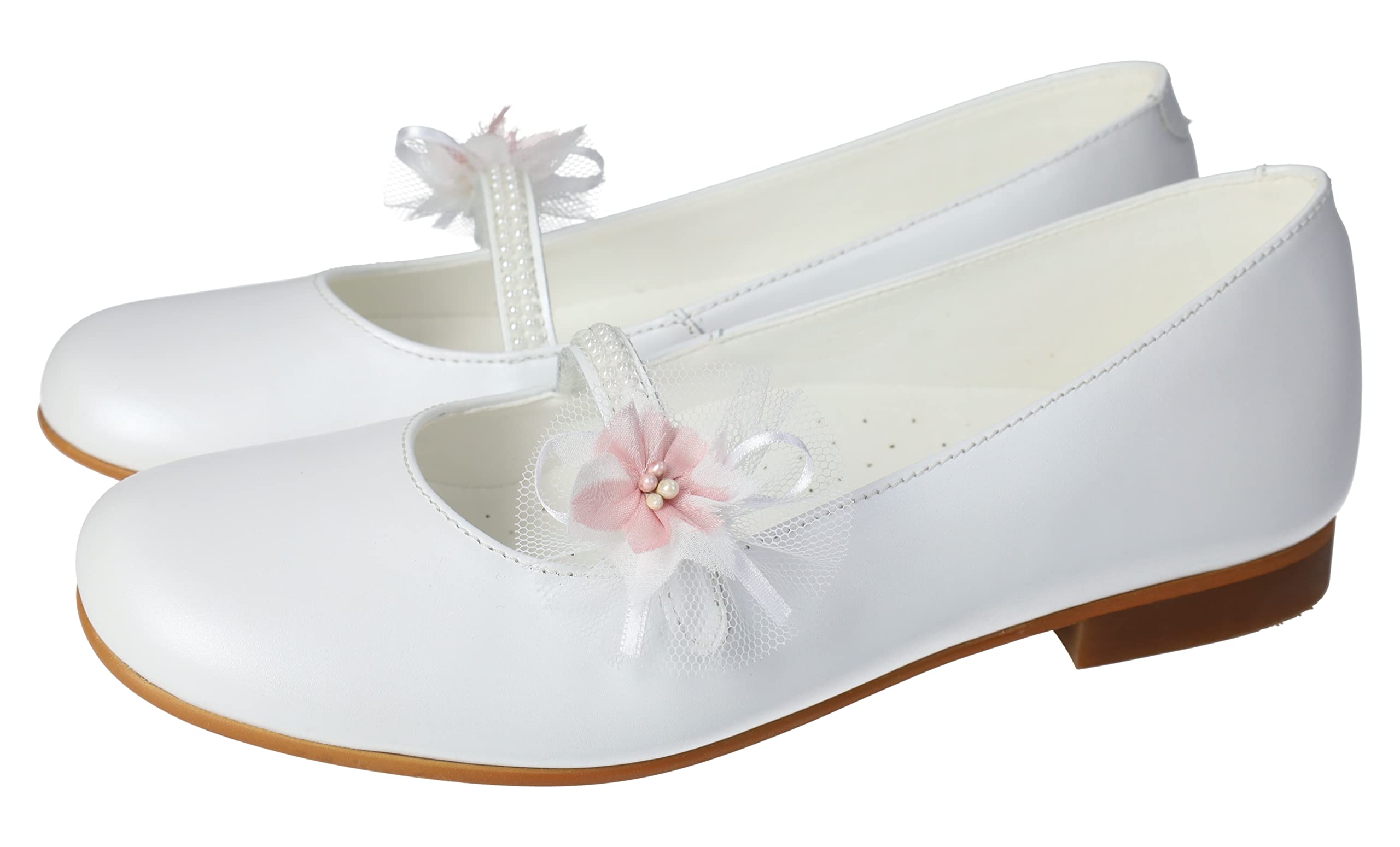 BAMBINELI 5235 COMUNIÓN Flor Bambi NIÑA Zapato COMUNIÓN Blanco 37