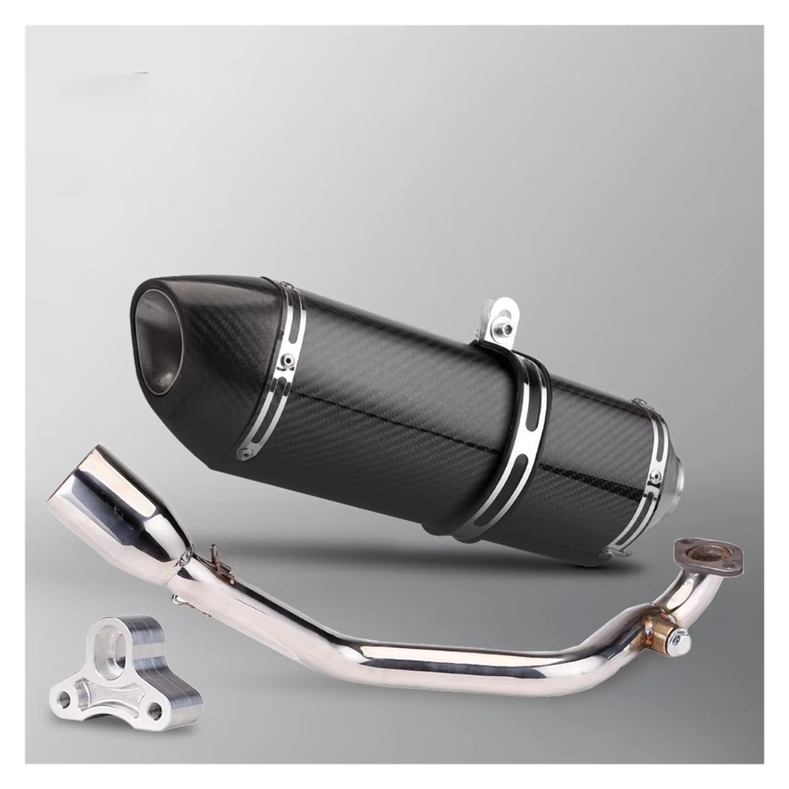 Silenciador escape para motocicleta Para sym para kymco 125 scooter escape gy6