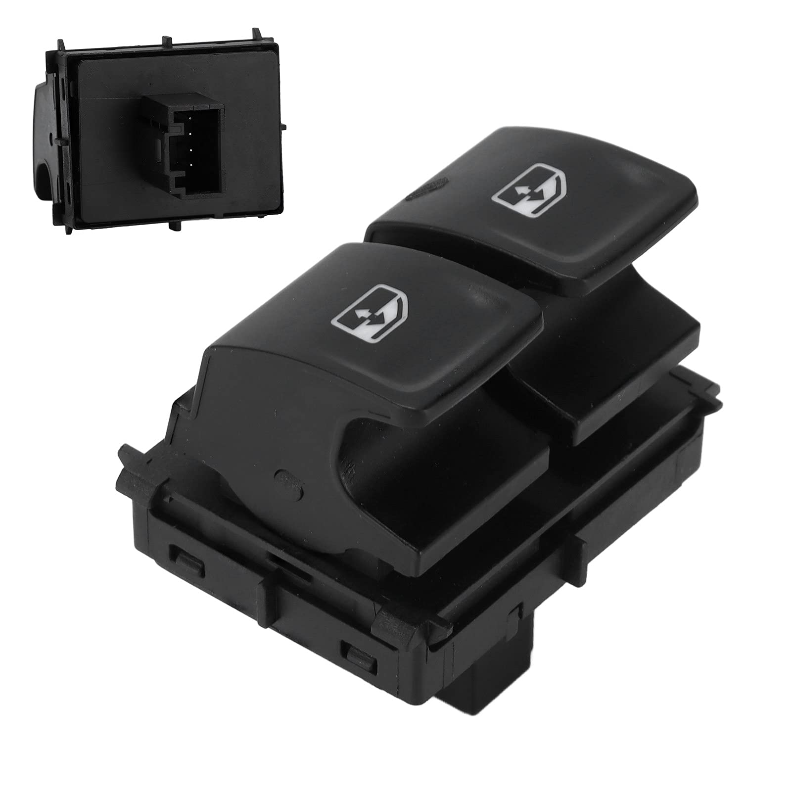 Akozon Commutateur de Fenêtre de Voiture, Interrupteur de Commande de Vitre électrique Remplacement de la Preuve de L'eau 5G0959858D Pour