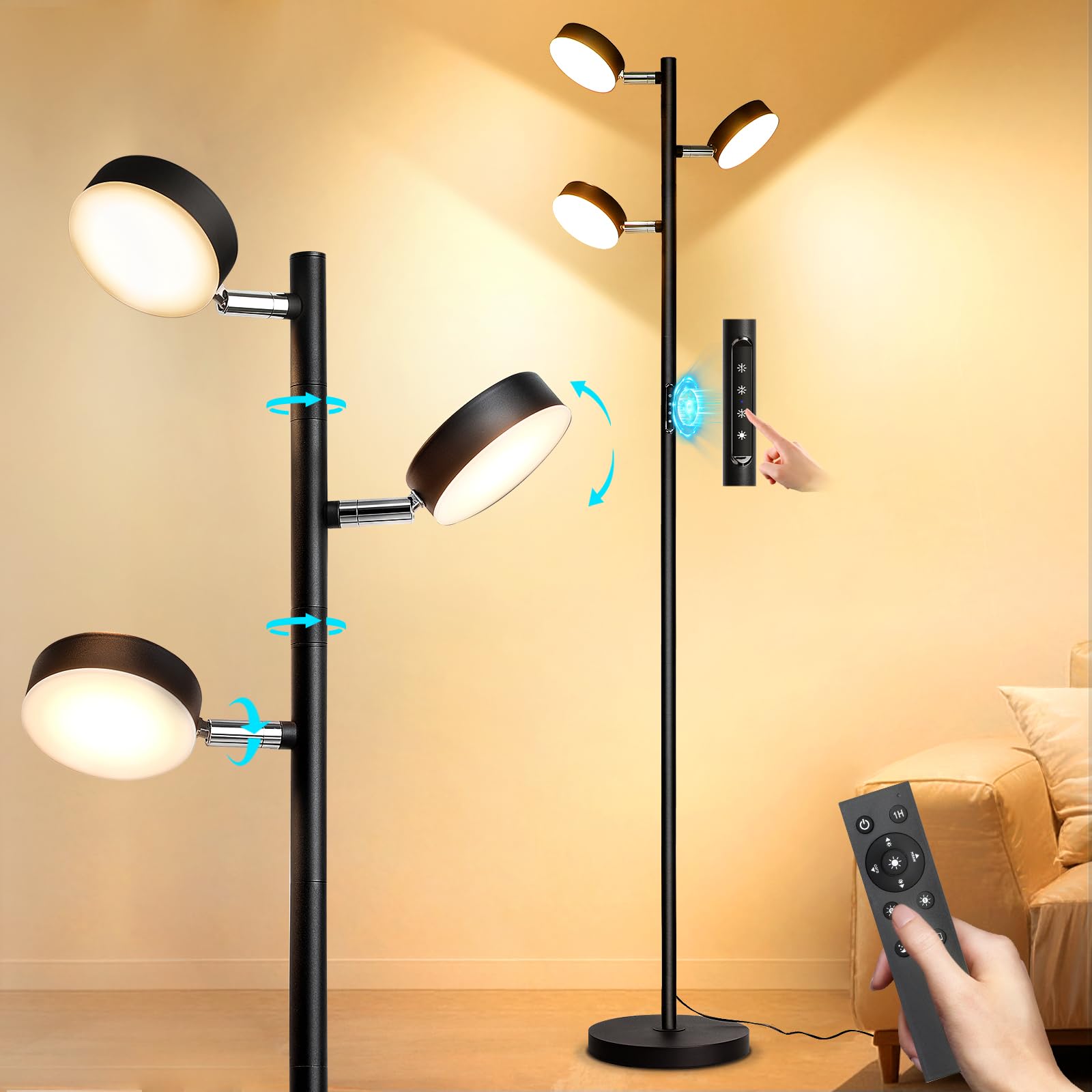 Benaep Tree Floor Lamp