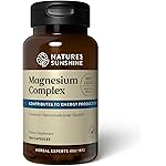 Natures Sunshine Magnesium Complex - High Potency Magnesium Supplement with Citrate & Malate for Relaxation, Optimal Absorption, Muscle Function, Energy Production - 50 Servings (100 Capsules)