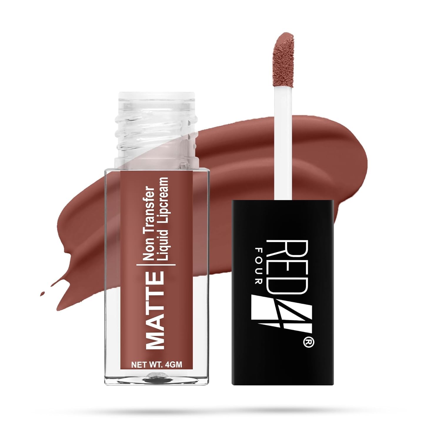 Perfect Liquid Lip Cream | Non Transfer Liquid Lipstick | Matte Finish | Long Lasting and Waterproof | (4gm) (111)