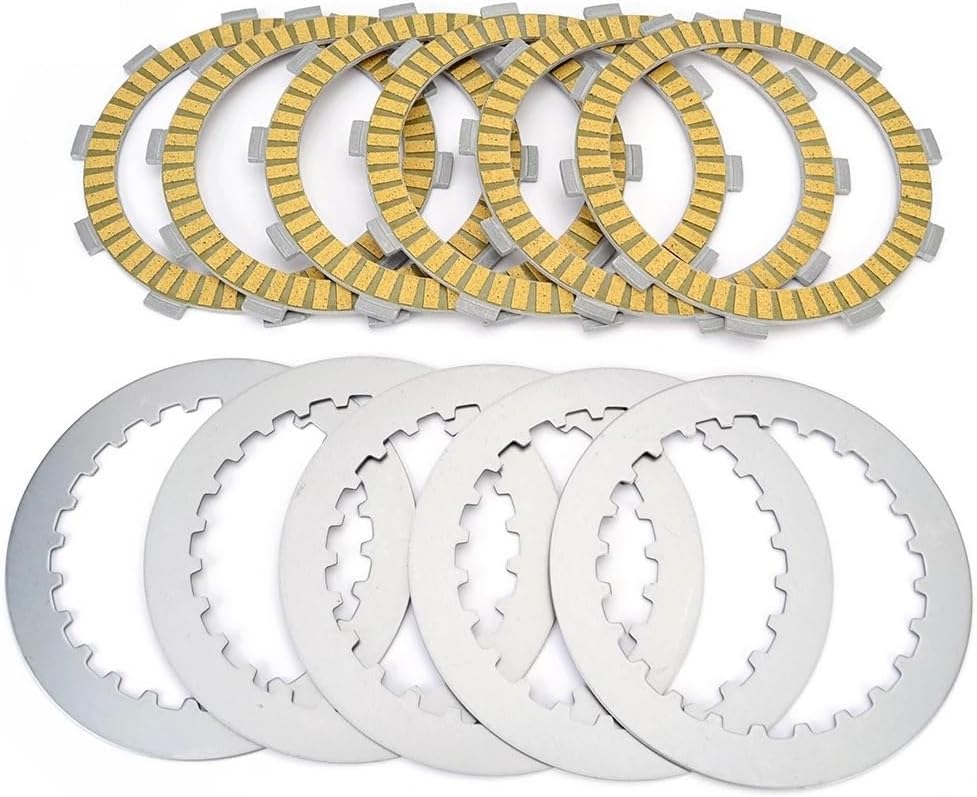 Motorcycle Clutch Friction Plates Disc Compatible with ATV 400 450S 450 ES ESP A 350 4X Replacement 22201377000 22321KF0000