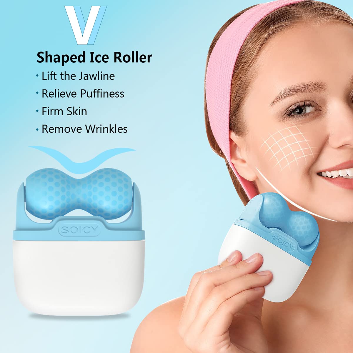 Amazon.com: Ice Roller Double Ended, Ice Roller for Face ...