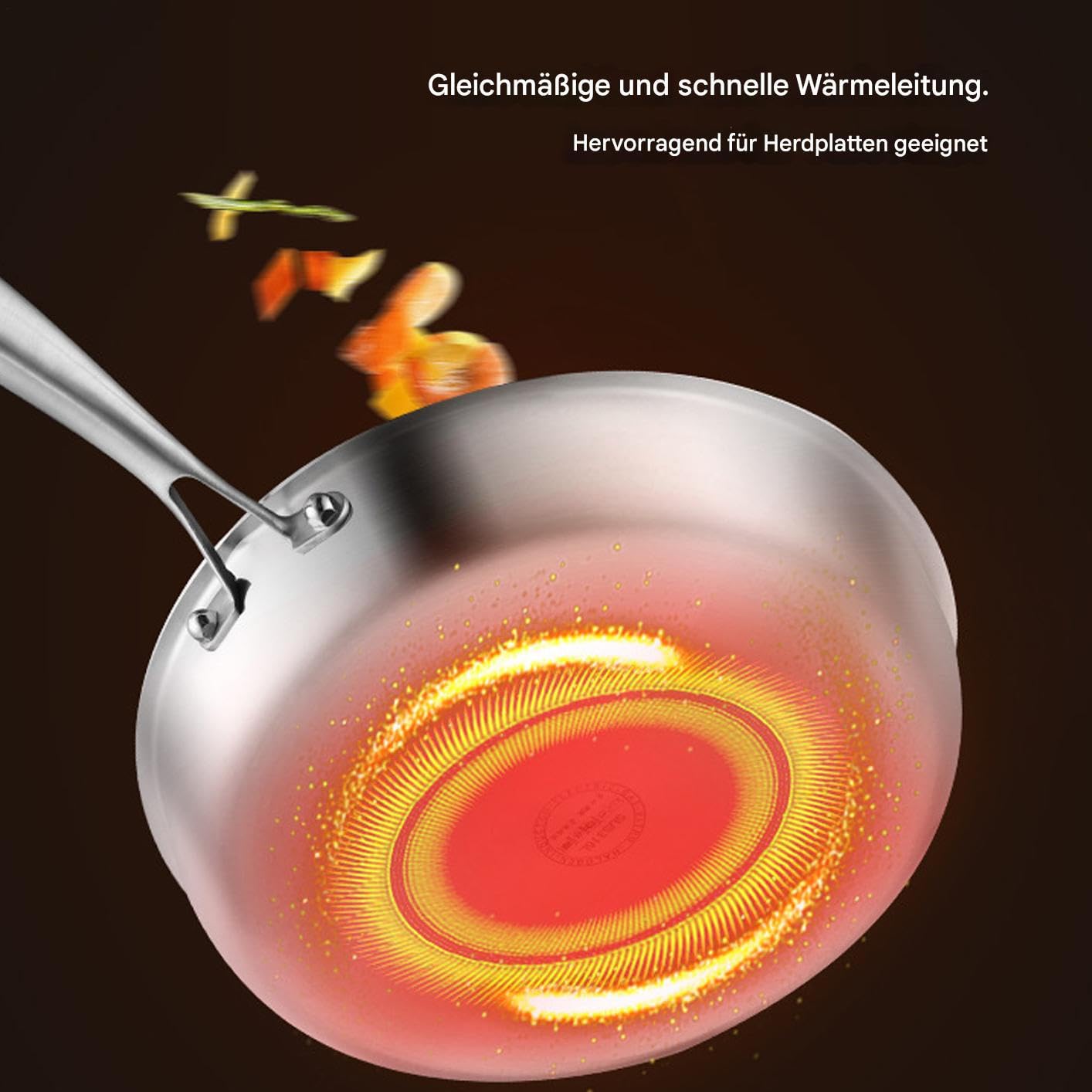 Generisch Bratpfanne Kochgeschirr Küchenbedarf Kochutensilien | Antihaft-Bratpfanne Aus Titanlegierung Kochgeschirr, Küchenbedarf, Kochutensilien für Zuhause, Wohnung, Restaurant