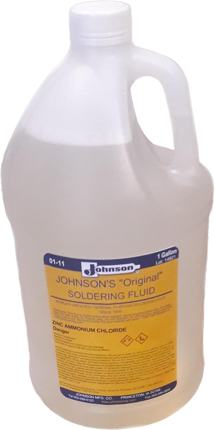 AM WORLDWIDE Soldering Liquid Flux 1 Gallon Soldering Fluid Zinc