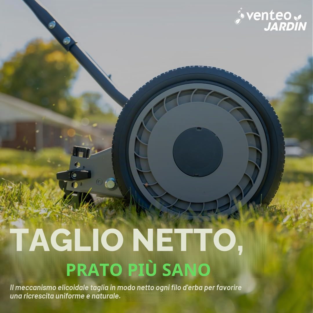 American Lawn Mower 1815-18 45,7 cm 5 lame a spinta tosaerba tosaerba, nero