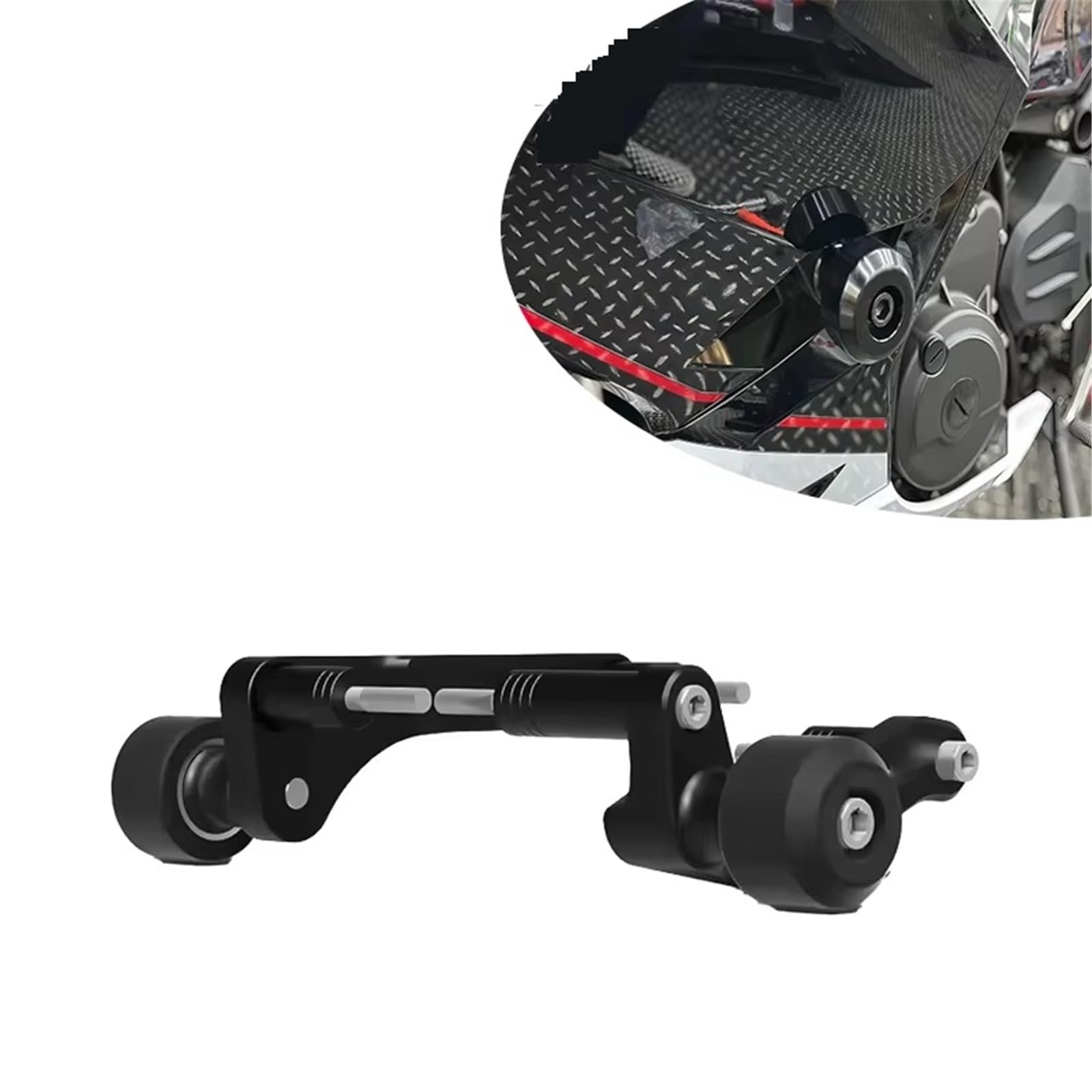 Topes Anticaida Moto Para 400 2018-2024 eje de protección contra choques marco motocicleta almohadilla choque Protector deslizante del estator motor