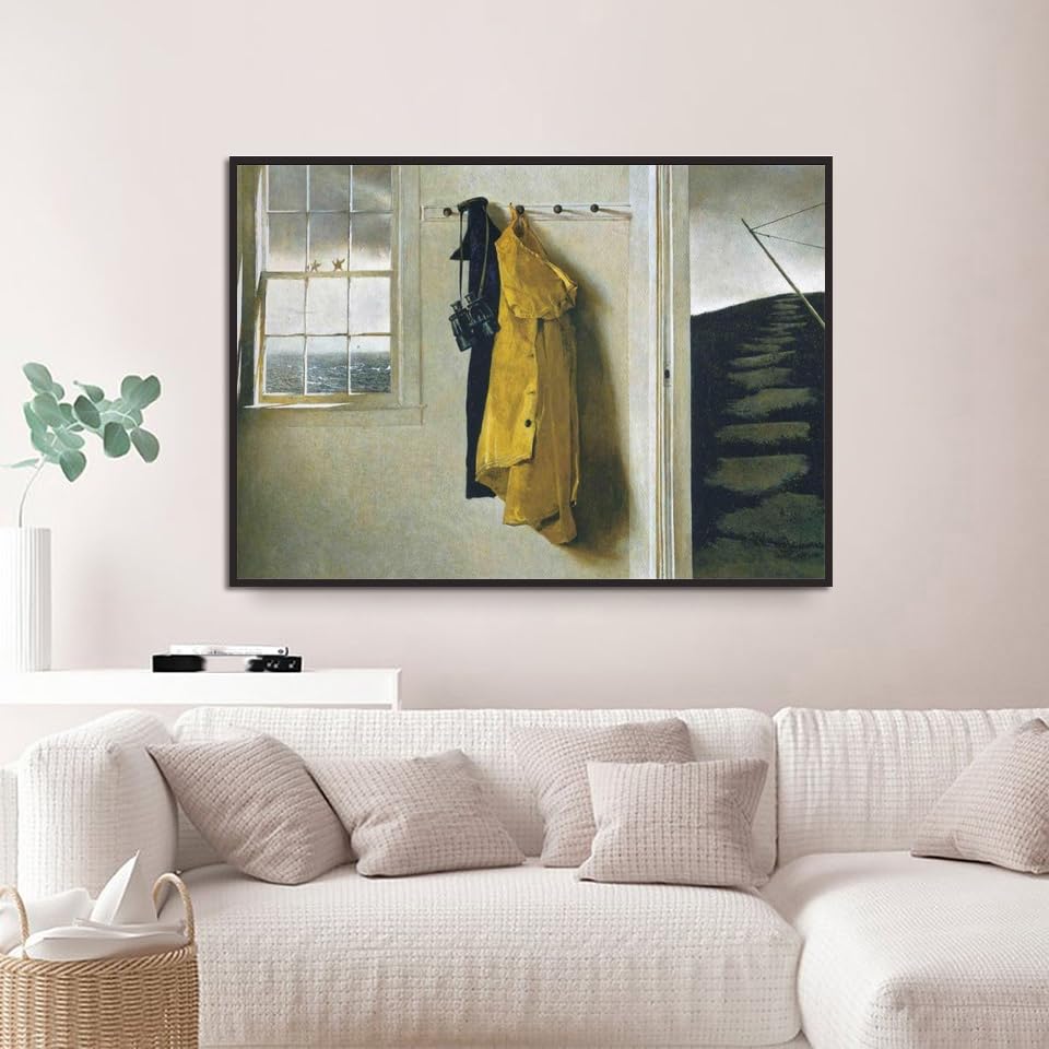 Amazon.co.jp: 有名なアンドリュー・ワイエス《スコール、1986年