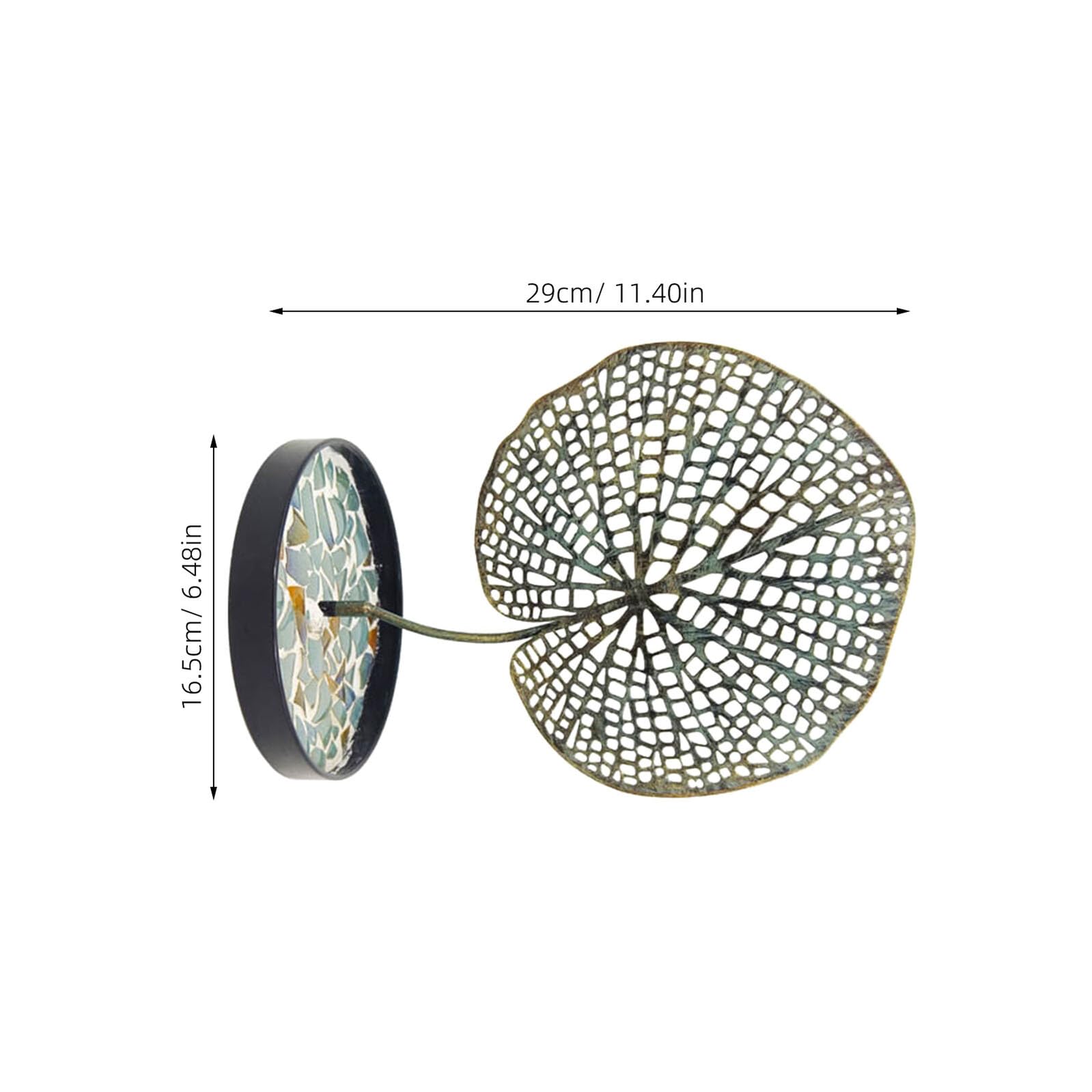 HANABASS Espositore per Orecchini in Metallo a Foglia, Ferro | Organizzatore Gioielli Moderno, Struttura Elegante per Shop e Fotografia, Supporta Vari Modelli