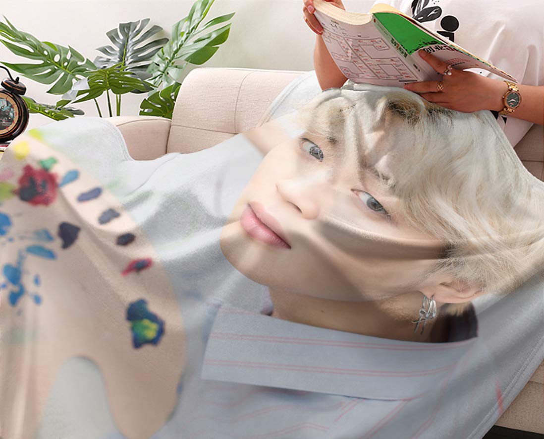 Buy NBBZ Kpop BTS Jimin Flannel Throws Blankets Couch Sofa Fuzzy