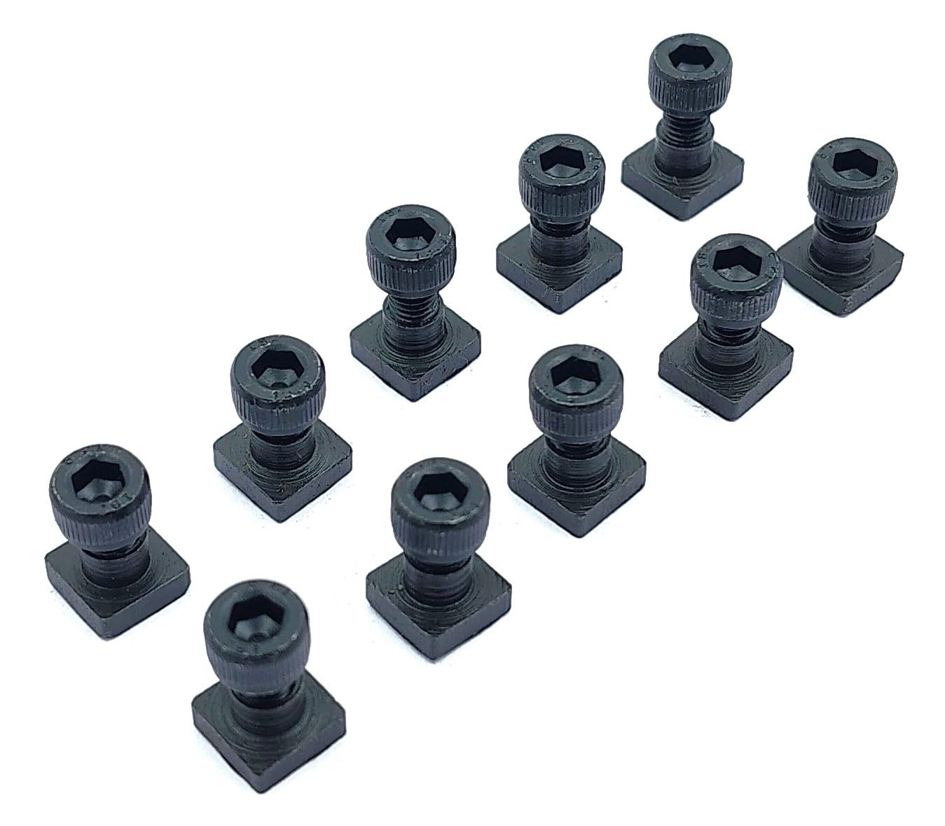 AD INTERNATIONALA.D. T-Nuts Bolts x 10 Sets for 3" (75 mm) & 4" (100 mm) Rotary Table (M8 Thread)