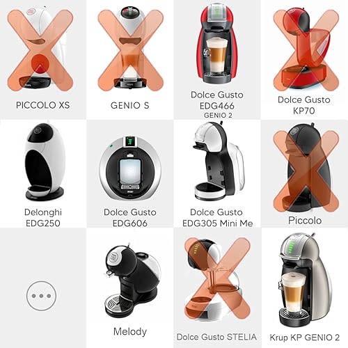 Miniatura 2 de Sesama Convertidor para máquina Dolce Gusto para preparar cápsulas de café Nespre**so, adaptador de compatible con: Dolce EDG606; EDG466 Genio2;