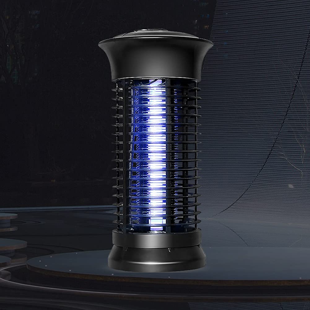 Lámpara para Matar Mosquitos, lámpara Trampa para Matar Insectos Mosca eléctrica Atracción de luz Ultravioleta de 360 ° Mata Mosquitos eléctrico para Interiores, hogares, cocinas, oficinas, Patios