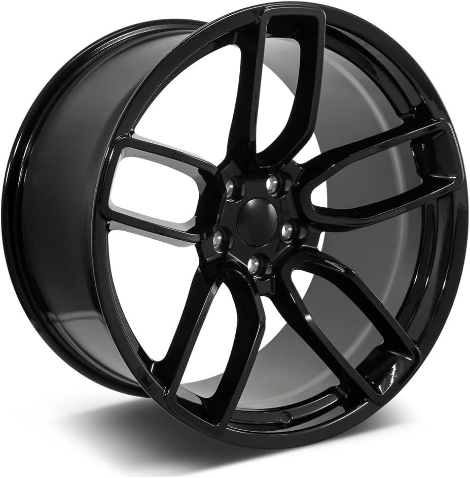 Set of 20" Gloss Black Flow Widebody Style Wheels