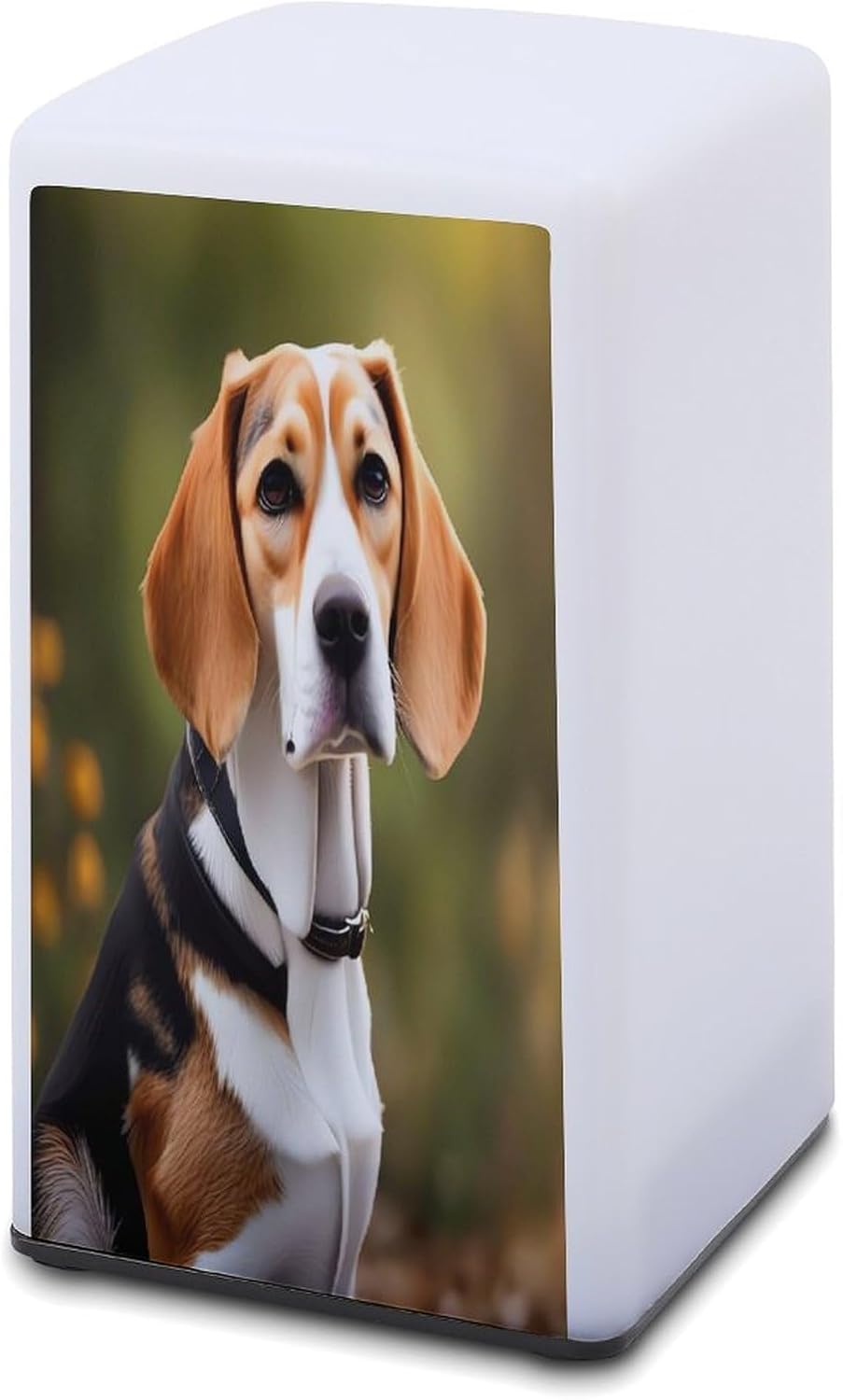 Cordless Night Light Battery Powered Dimmable Lamp for Reading Beagle Patterns Small Desk Lamp for Bedroom Living Room Office