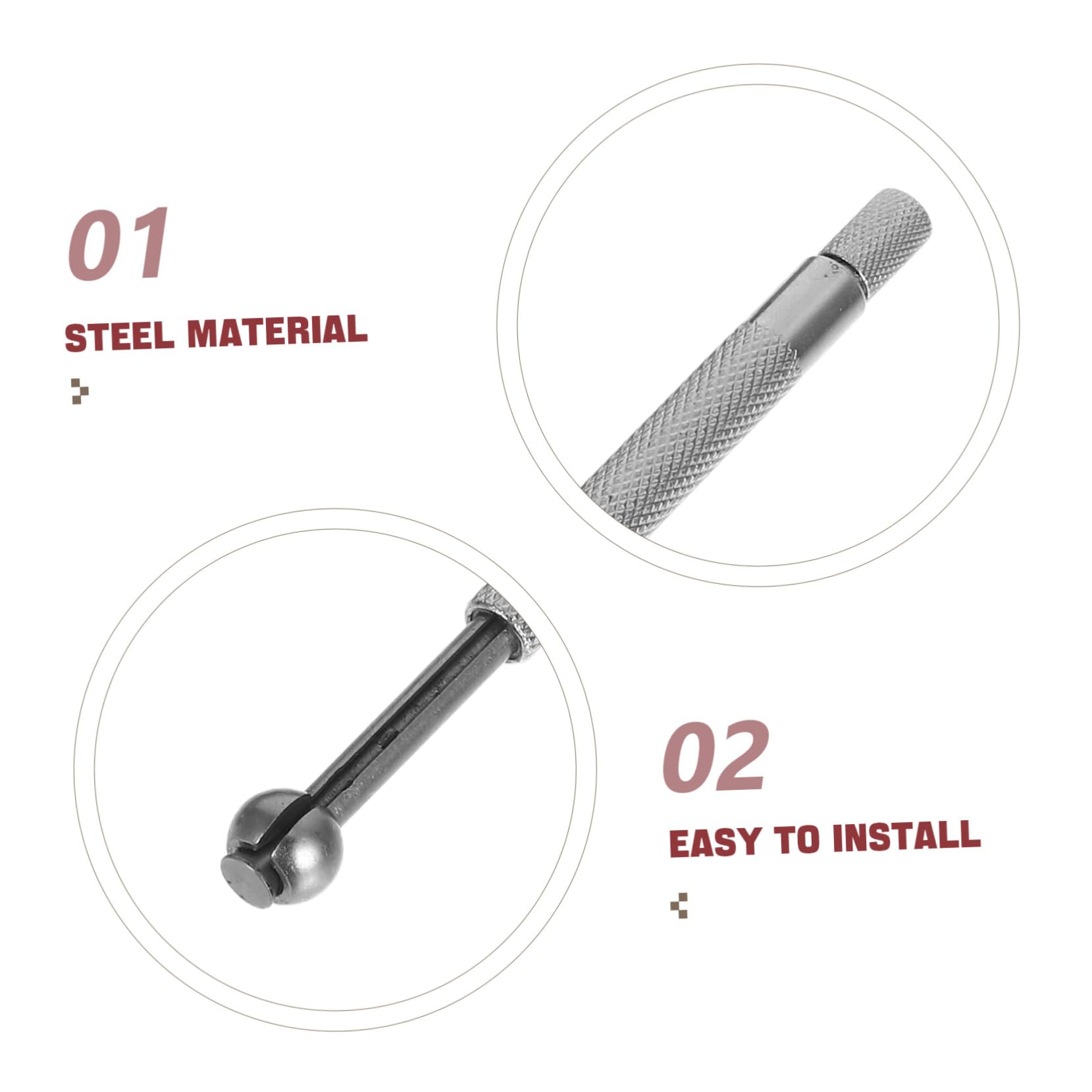 CLISPEED 4pièces Jauge De Précision Pour Mesure De Diamètre Intérieur Ensemble Jauges Réglables Pour Petits Orifices Outil Mesure Kit Complet Diamètre