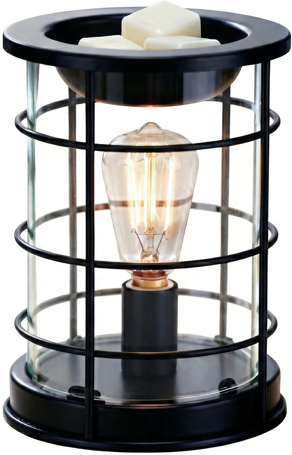 Electric Candle Wax Melt Warmer with Edison Bulb,Fragrance Warmer for Scented Wax,Vintage Home Decor & Gift