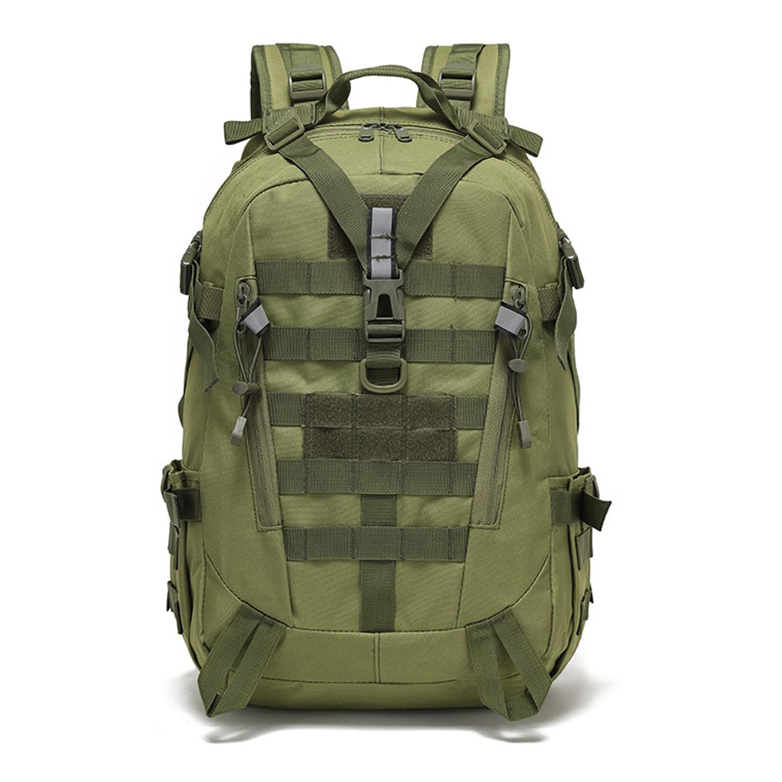 CINGHI LUSSO Military Backpack Mens 35L Backpack for Travelling Tactical Backpack Rucksack for Men School Bag Waterproof Backpack Survival Bag (Green)