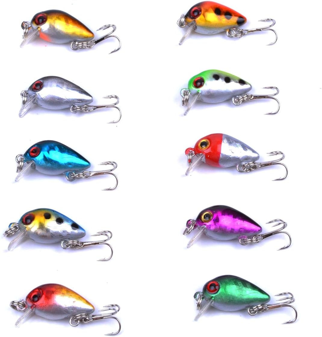 aorace Fishing Topwater Lures Swimbait Fishing Bait 3D Fishing Eyes Popper Crankbait Vibe Sinking Lure for Bass Trout Walleye Redfish