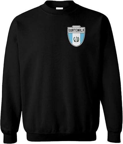 Haase Unlimited Camiseta de fútbol de Guatemala - Sudadera unisex de fútbol nacional de Guatemala con cuello redondo