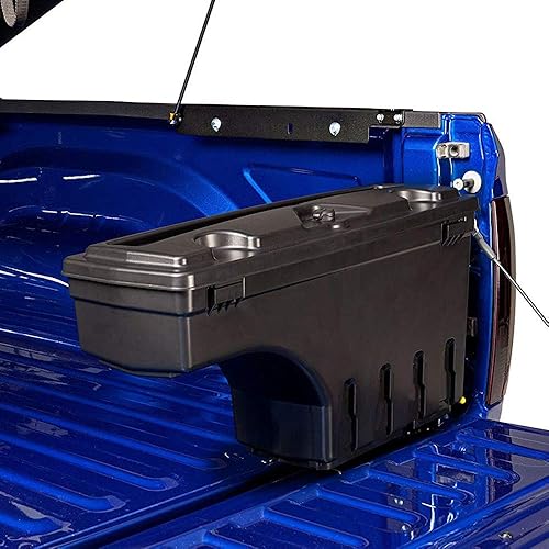 Miniatura 5 de G-PLUS Caja de almacenamiento para caja de camión, caja de herramientas para lado derecho del pasajero, compatible con Toyota Tundra 2007-2020, caja
