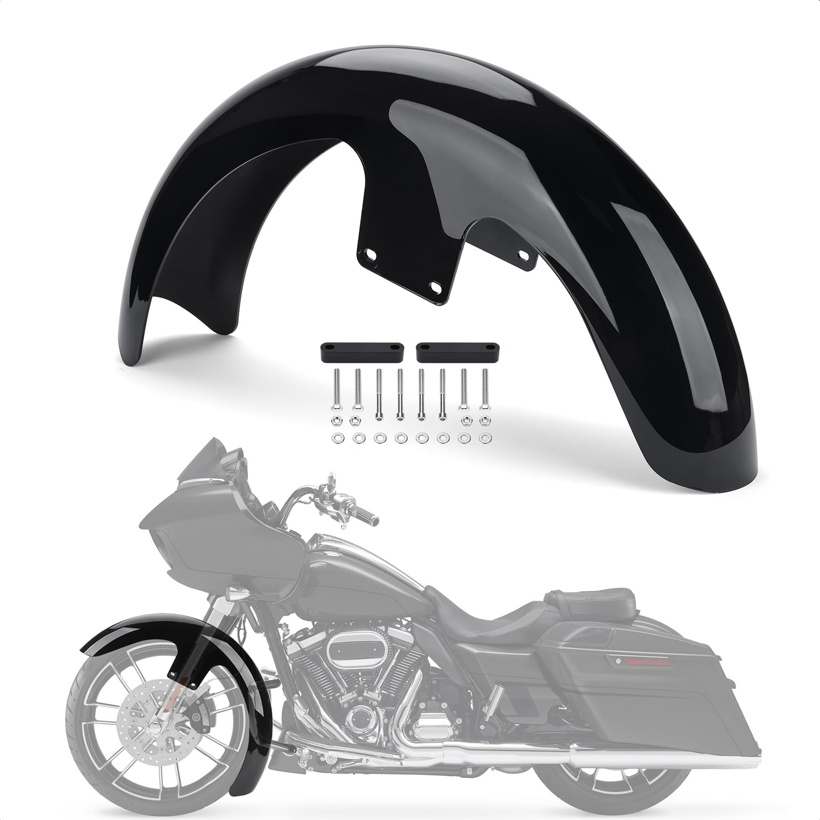 Amazon.co.jp: BRZOXIN Plastics 21インチ フロントフェンダー