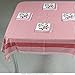 Red Cotton Gingham Check Picnic Tablecloth, 52 Inch Square