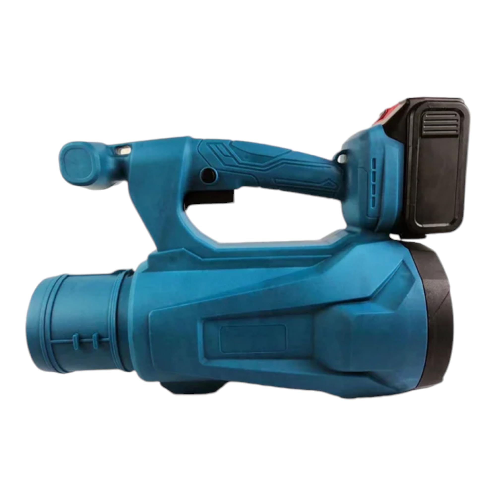 Soplador de 2 baterías de 24 V, 6 velocidades, aire máximo ajustable 400 km/h, 20.000 rpm, soplador eléctrico para hojas y boquillas de 2 secciones para jardín