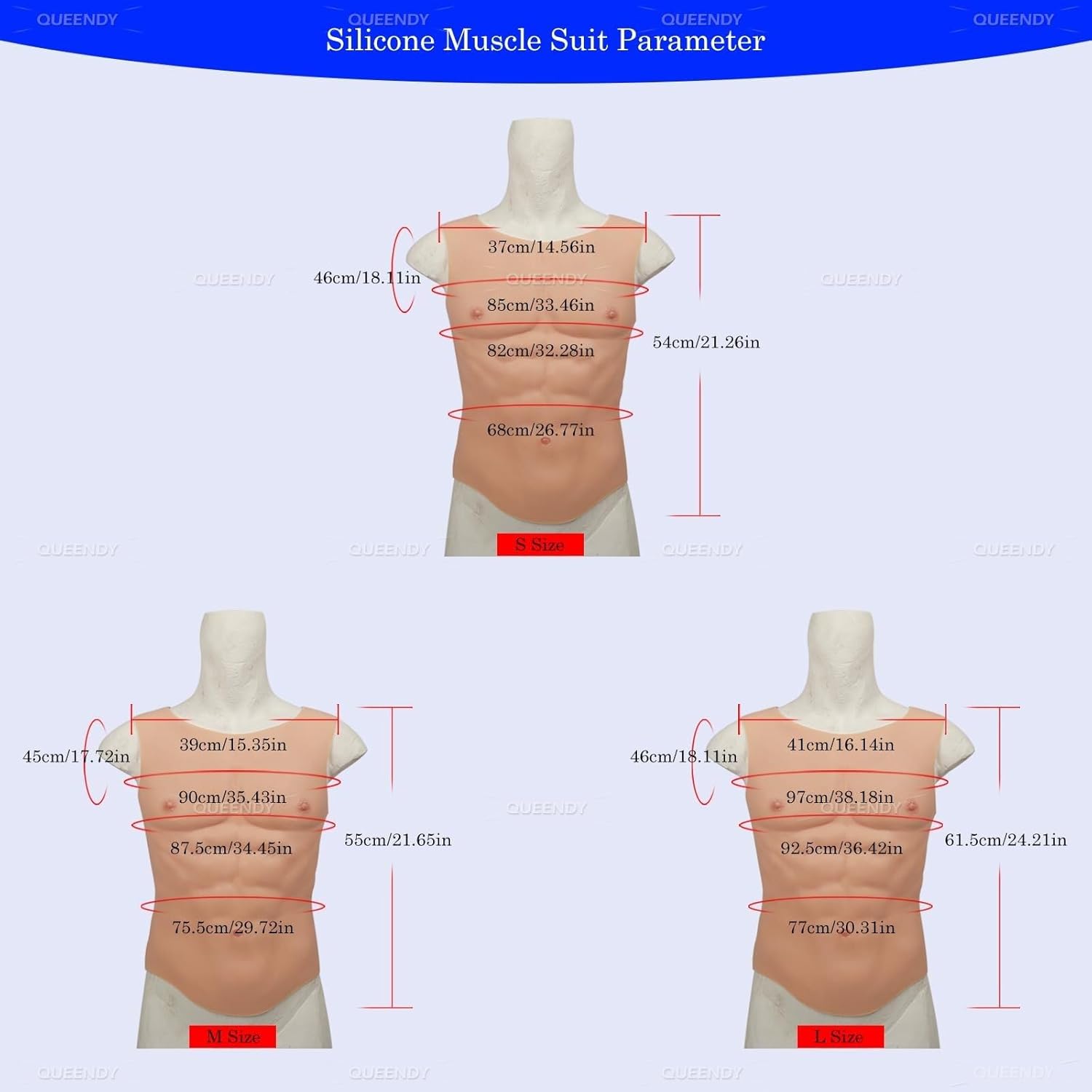 Men's Silicone Muscle Suit With Ultra-realistic Chest And Abs Skin Texture, Wearable Costume