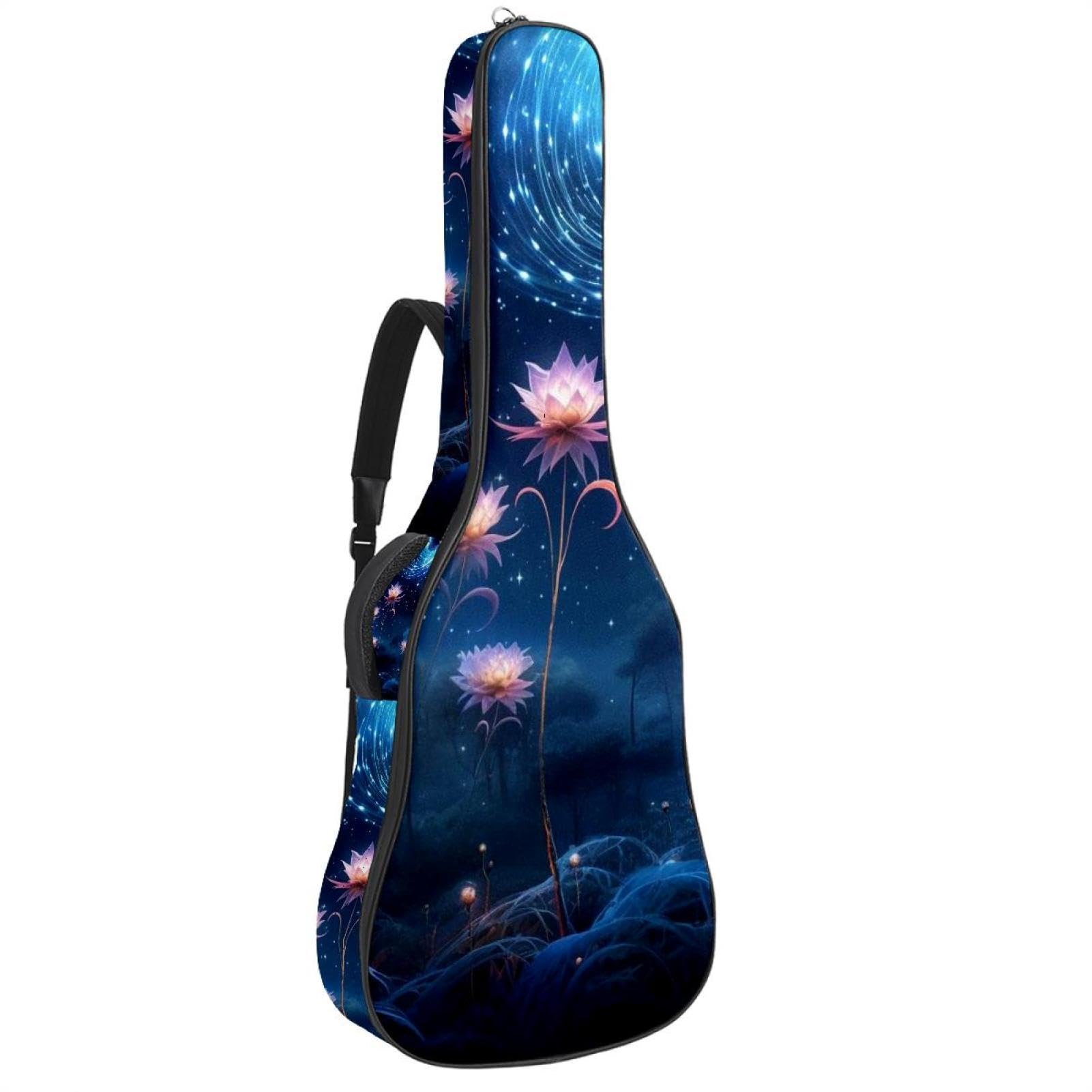 Sac de guitare acoustique de transport imperméable avec rangements - 8
