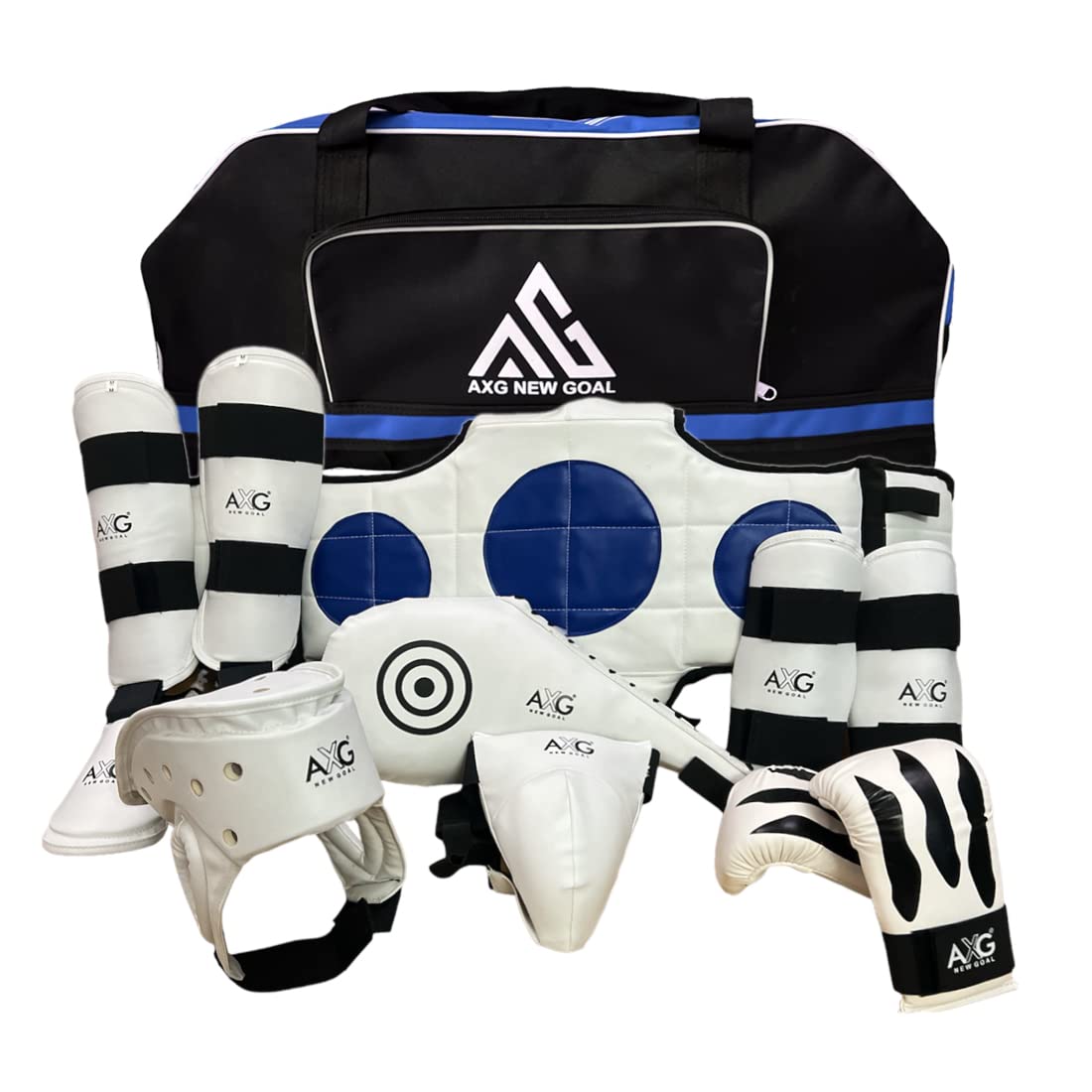 AXG Ultimate Taekwondo Kit with Duffel Cum Backpack (Medium) Age 9 to 15 yrs Boxing Kit-image-7