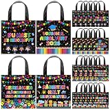 20 bolsas de regalo de graduación para preescolar, no tejidas con asas, bolsas de regalo para graduados, regalos de graduación para guardería, regalos de graduación