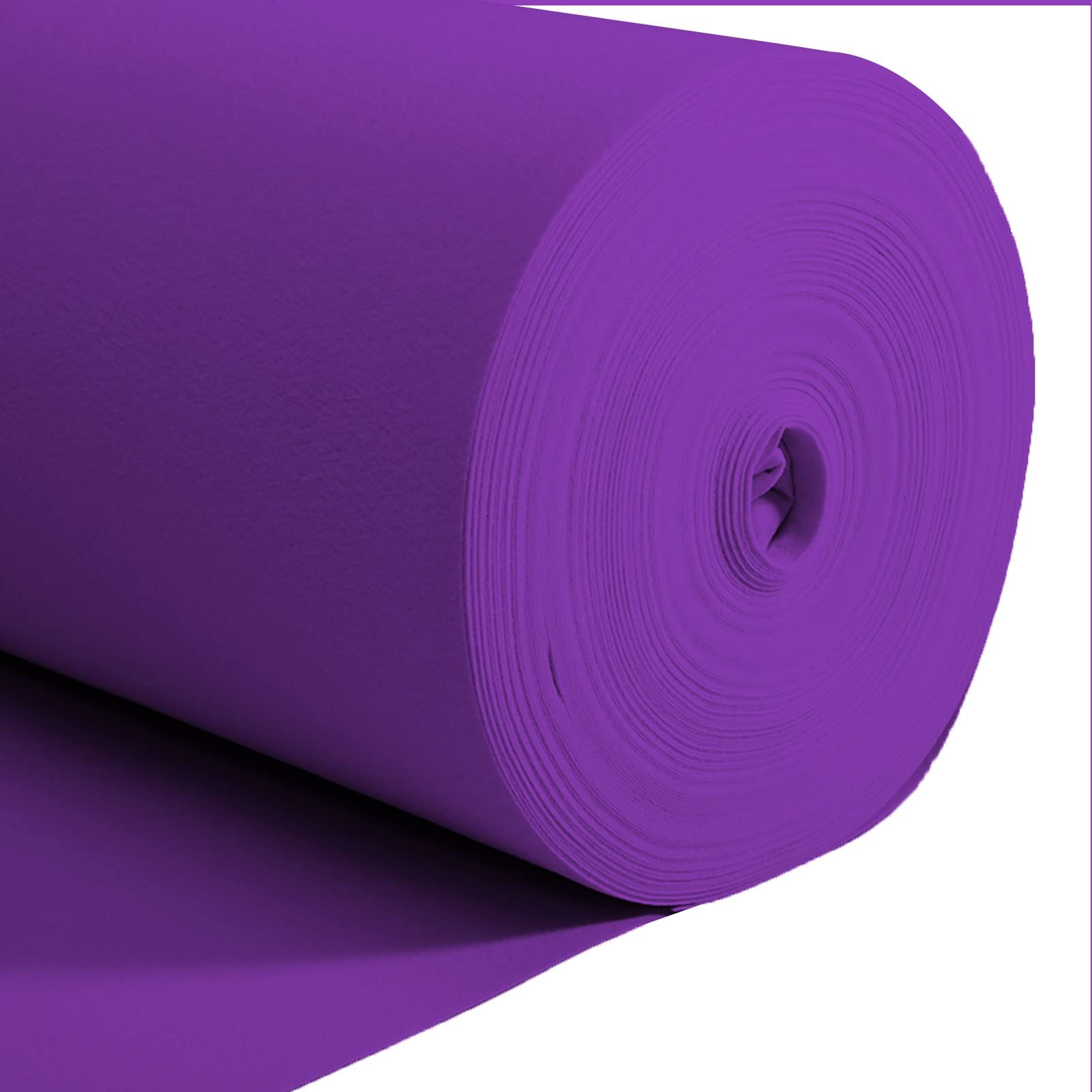 Ibowz Purple Aisle Runner Carpet, Wedding Runner Wedding Aisle Runner Carpet - Runway Rug For Bridal Non-Slip Floor Mat, Event Ceremony Carpet Walkway Runners For Wedding Church Beach Birthday Party Decora