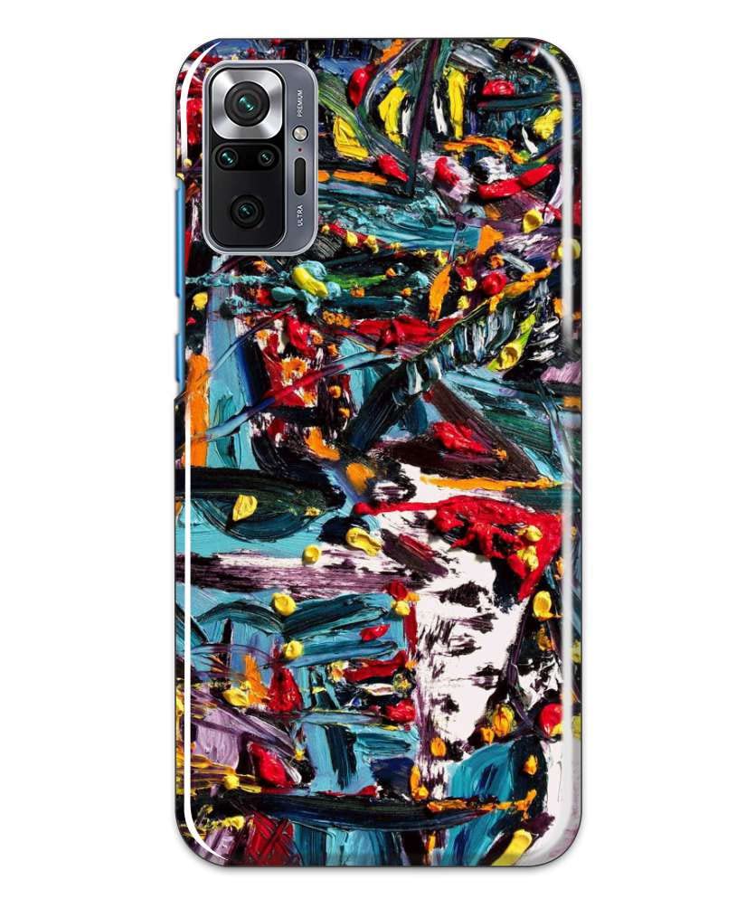 Print Guruji Abstract Designer 3D Printed Back Case Cover for Redmi