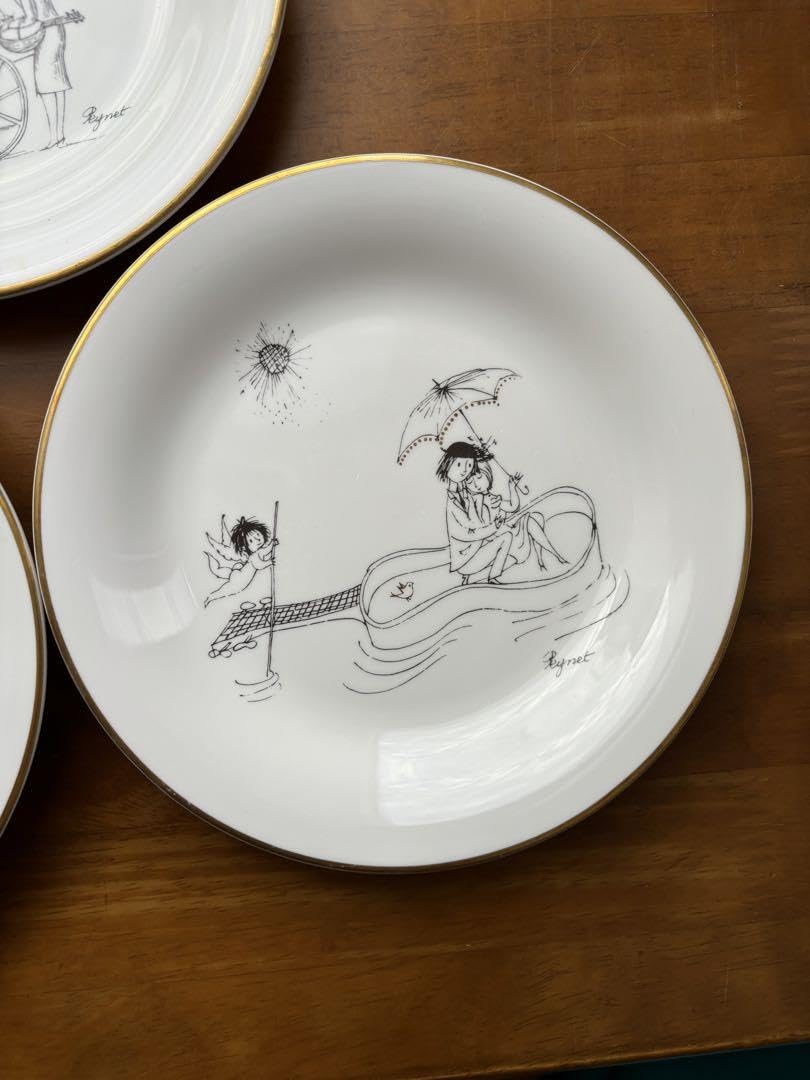 Amazon.co.jp: レイモンペイネ皿 プレート皿 絵皿 5枚セット : おもちゃ