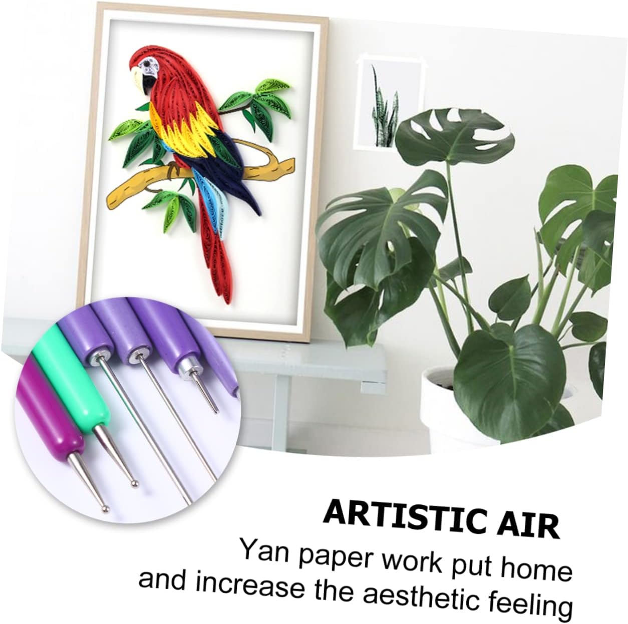 SHINEOFI 21pcs Quilling Pen Tool Paper Rolling Accessories for Craft Projects Compact Design Quilling Pens for Creative Paper Art