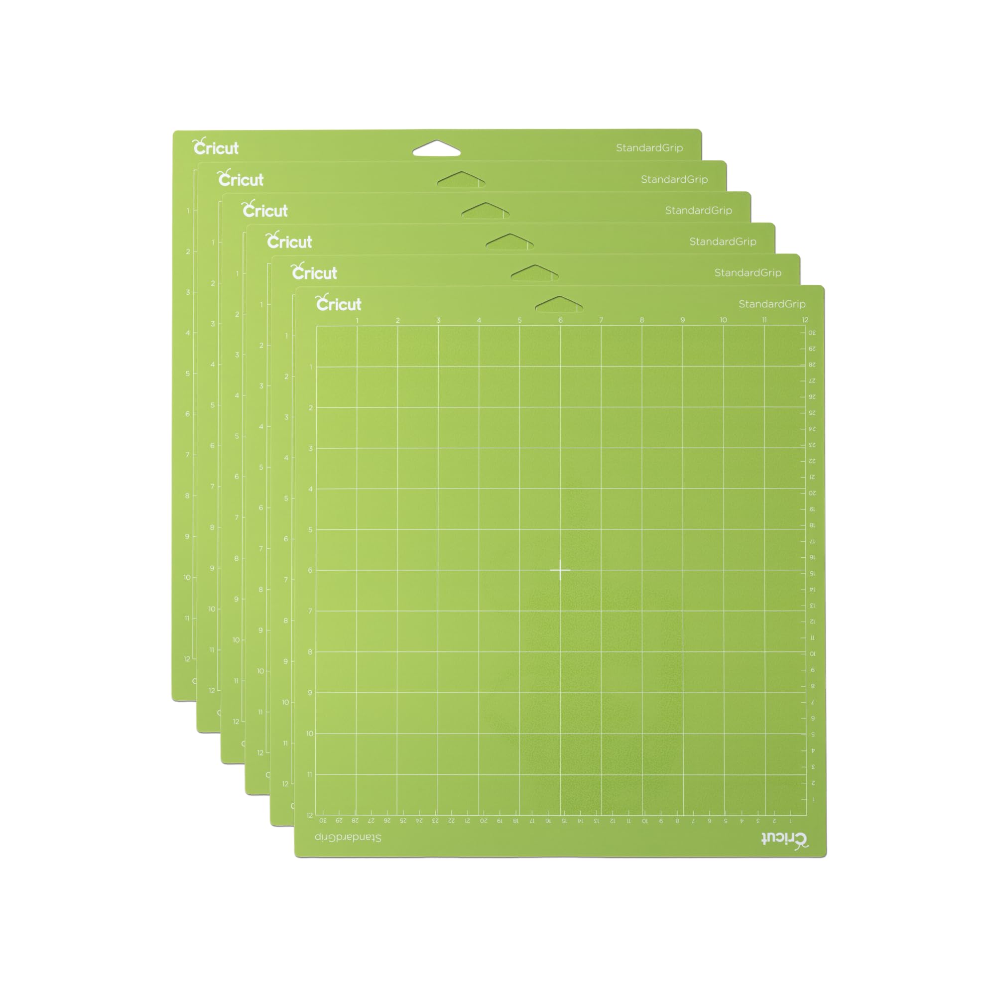 Cricut StandardGrip Cutting Mat Pack (6 Count, 12in x 12in)