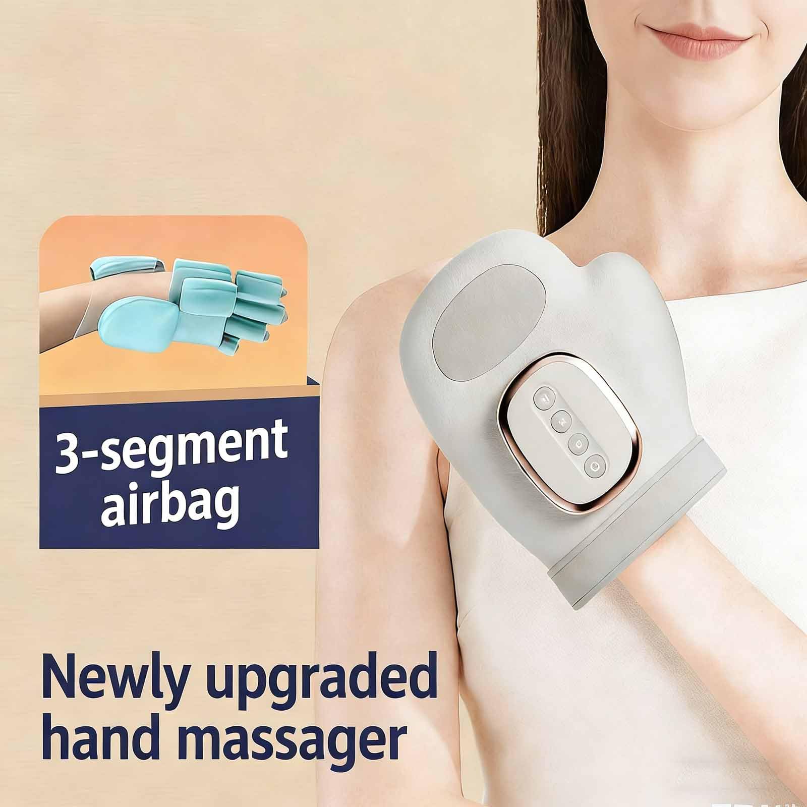Massaggiatore Mani Hand Massager Calore Compressione Wireless Sollievo Dolore Dalla Rigidità Intorpidimento Delle Mani Donne Uomini