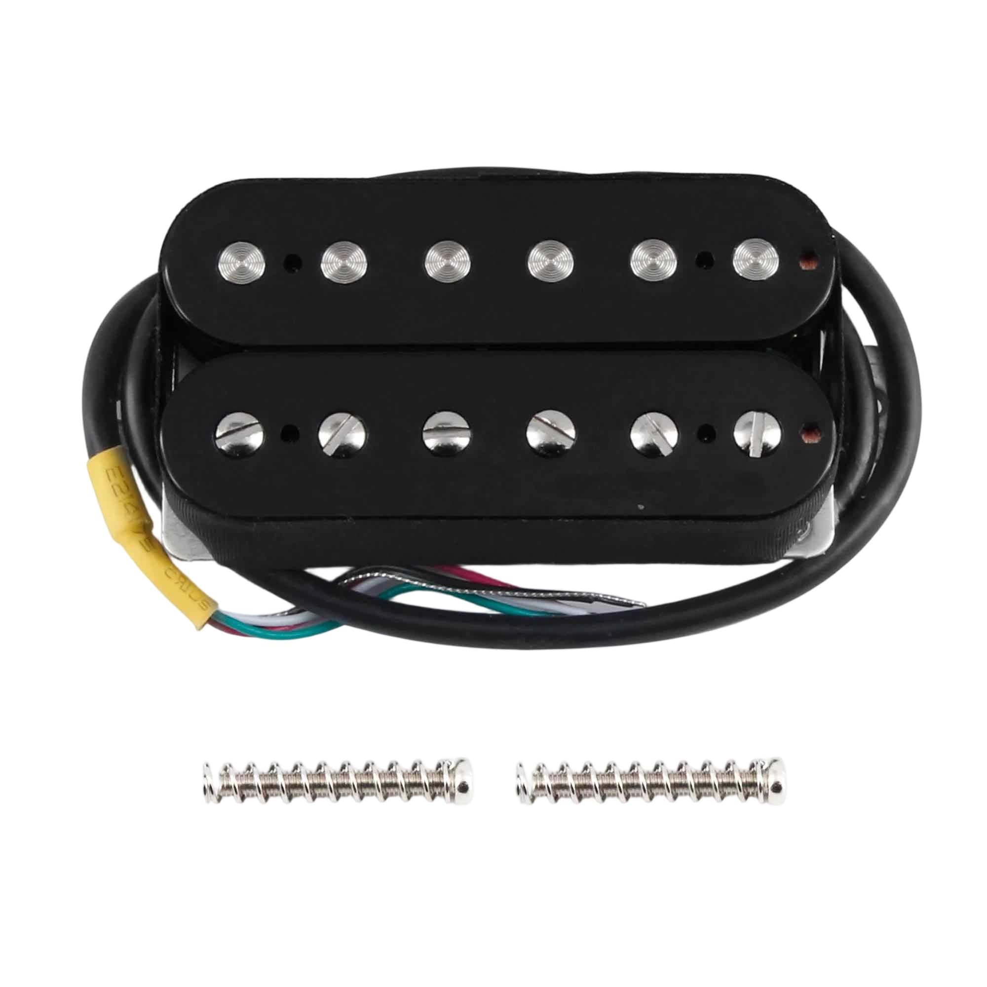 Pastilla De Guitarra Eléctrica Profesional Pastilla Humbucker Para Guitarra Eléctrica Alnico 5 | Accesorios profesionales de pastilla Bridge High Output 16K Black